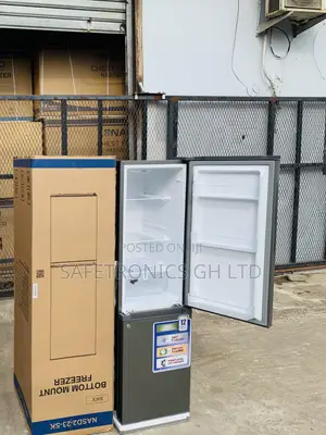 Newest Version Nasco 170 LTRS Bottom Mount Refrigerator (NASD2-23-SK)