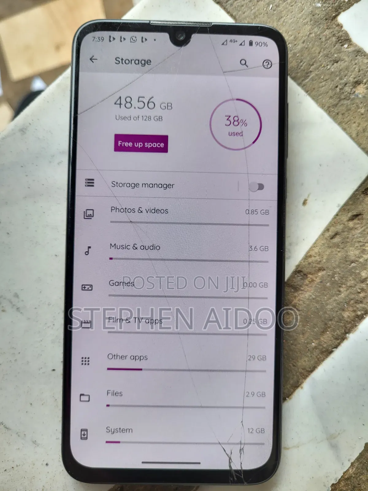 Motorola One Zoom 128 GB Blue