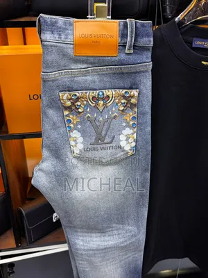 Premium Louis Vuitton 3-Piece Outfit (Shirt, Jeans & Sneakers)