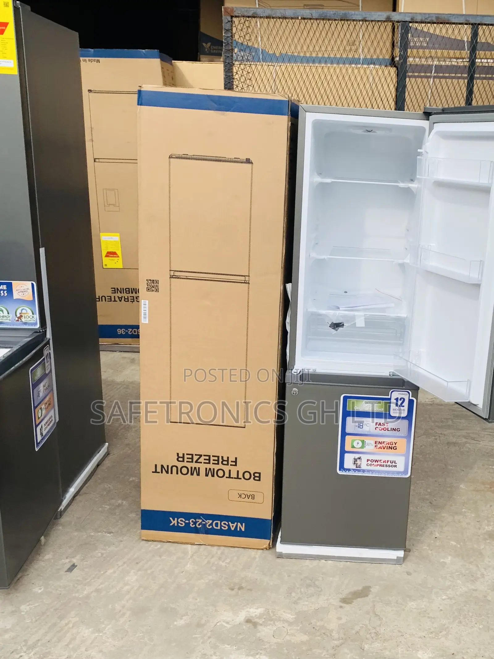 Efficient Nasco 170 LTRS Bottom Mount Refrigerator (NASD2-23-SK)