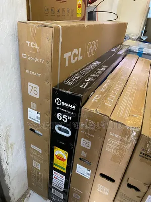 TCL 75” Smart TV With Wifi, Bluetooth and Google TV