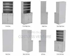 Ingot Stainless Steel Medicine Cabinet (Adjustable Open Shelves)