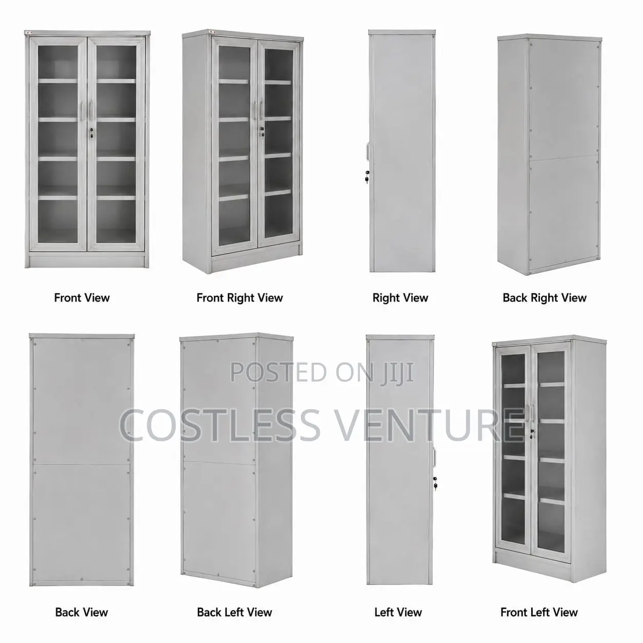 Ingot Stainless Steel Double Door Instrument Cabinet