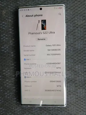 Samsung Galaxy S22 Ultra 256 GB White