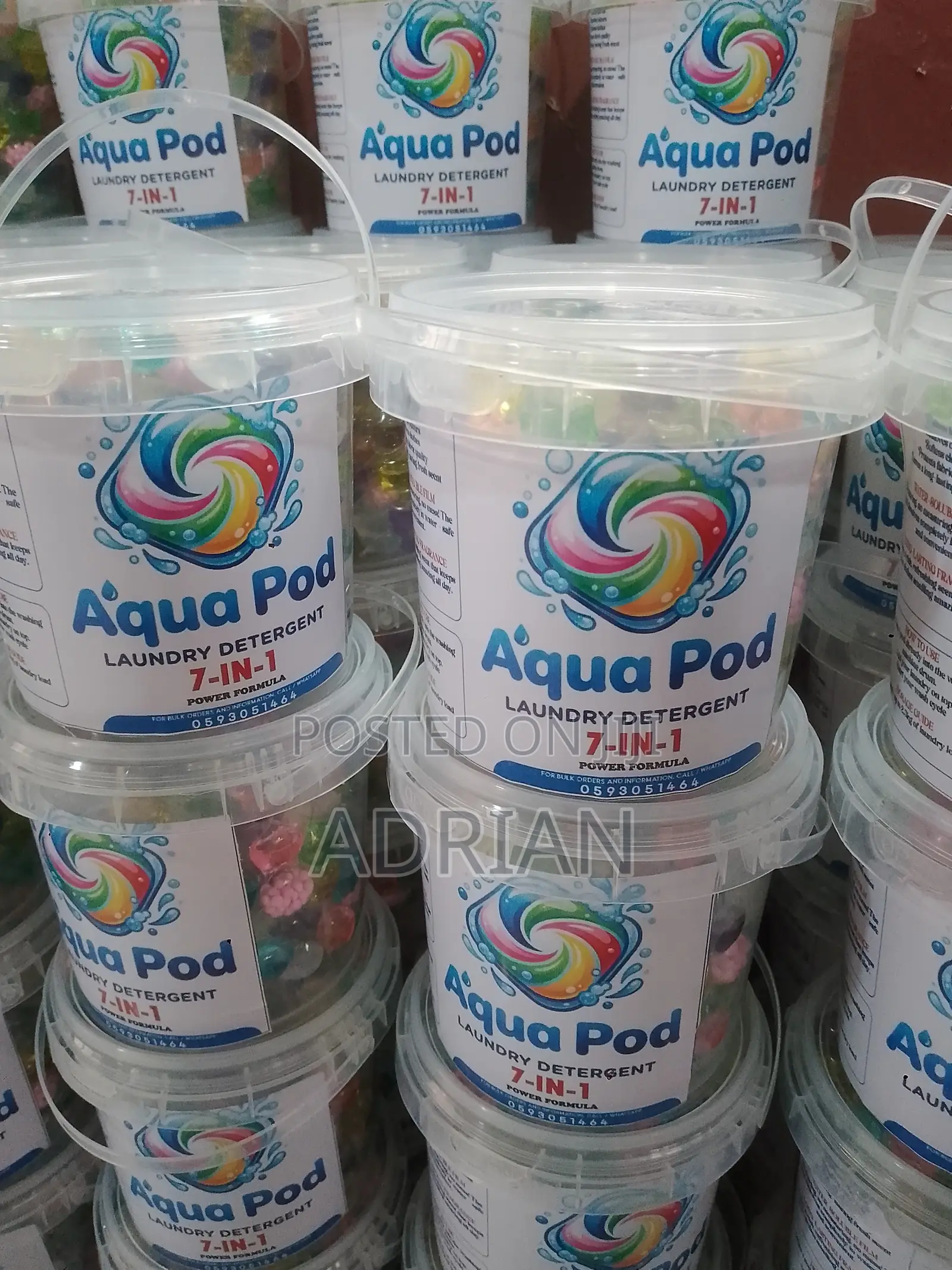 All New 7-in-1 Laundry Washing Pods