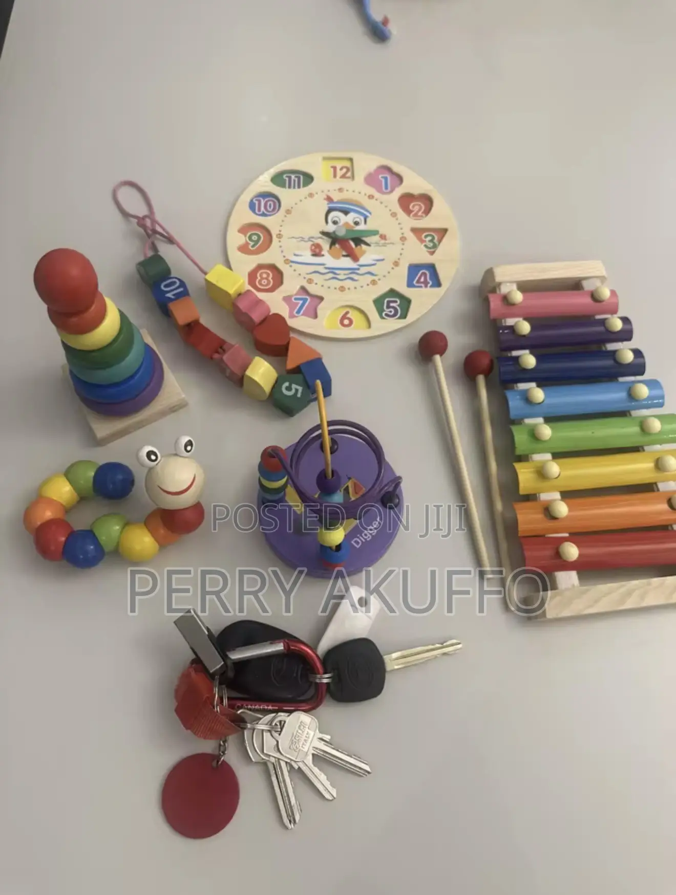 5-6pcs/Set Montessori Wooden Toys for Babies