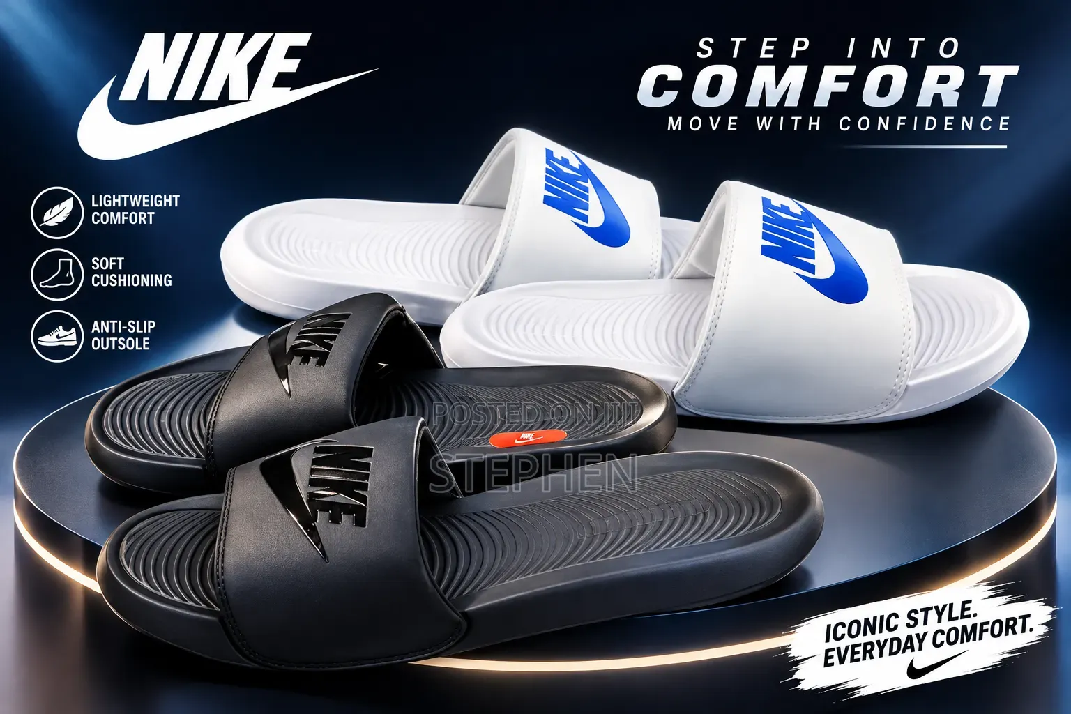 Original Nike Victori 1 Slides