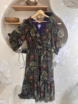 Rabbit Rabbit Rabbit Design Floral Dress-Brand New From USA With Tags