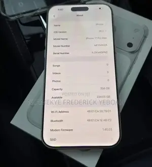 Apple iPhone 17 Pro Max 256 GB Silver