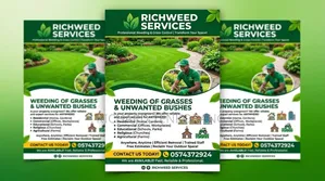 Weed All Bushes Which Includes Farm,school, Homes, Work Place  Park Et