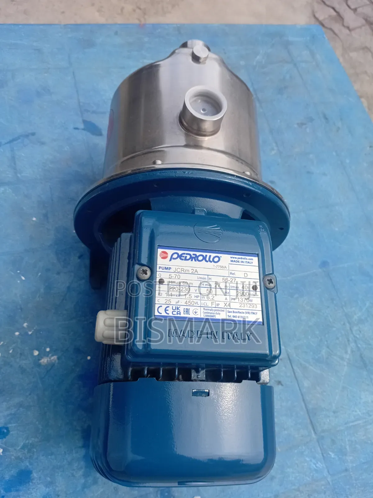 1.5hp Pedrollo Water Pump