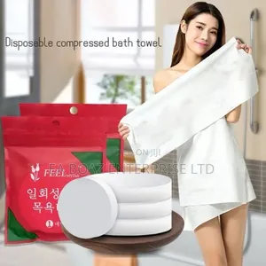 Compressed Disposable Travel Cotton Towel Size 70x140cm