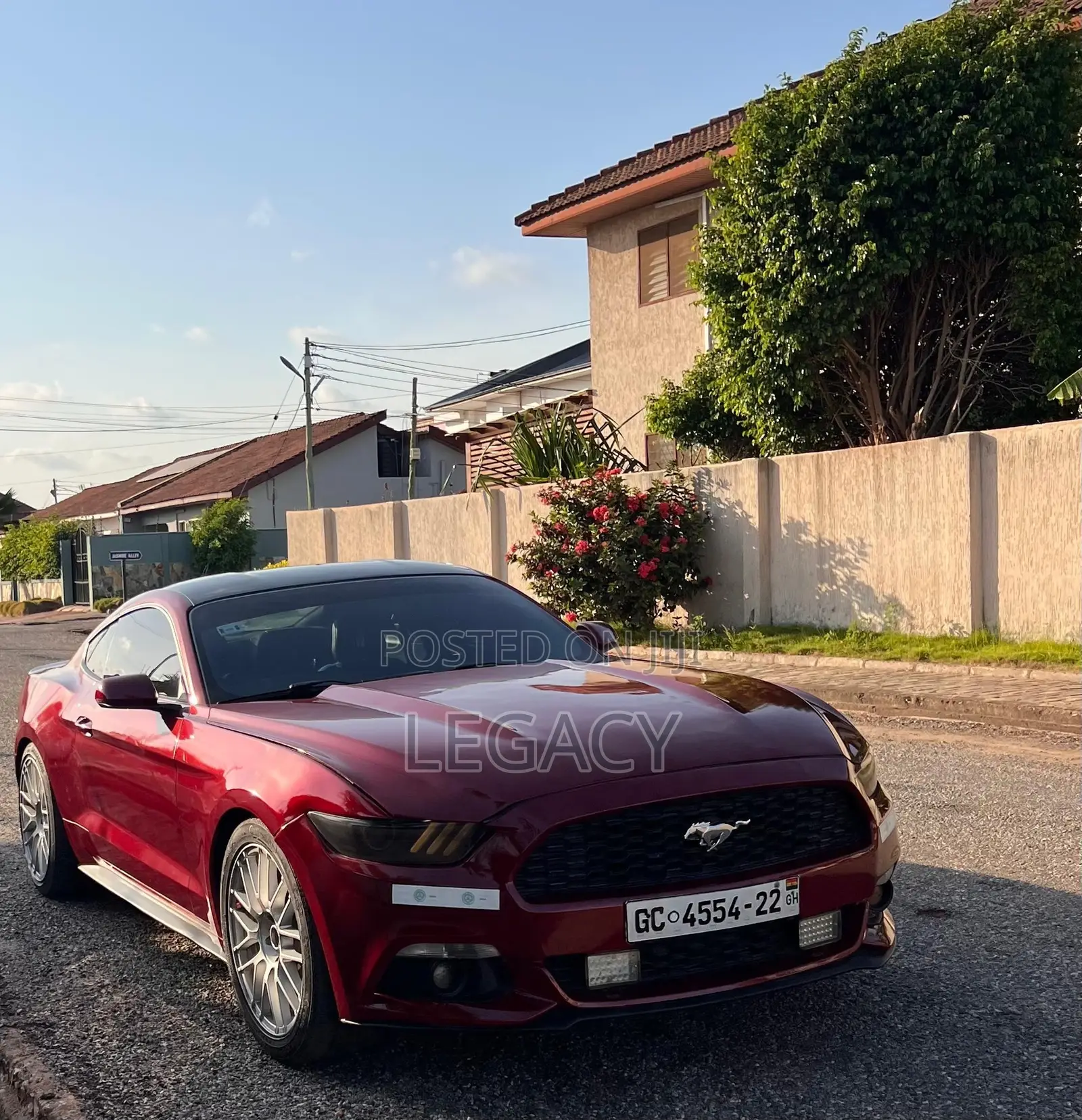 Ford Mustang EcoBoost 2dr Coupe (2.3L 4cyl Turbo 6M) 2015 Burgundy