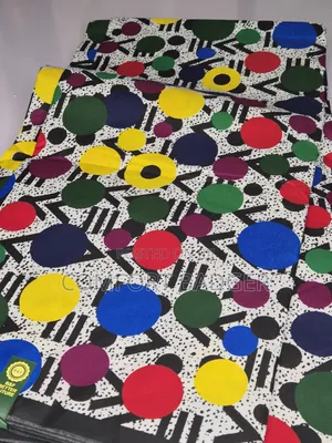 Brightly Coloured Small African Print