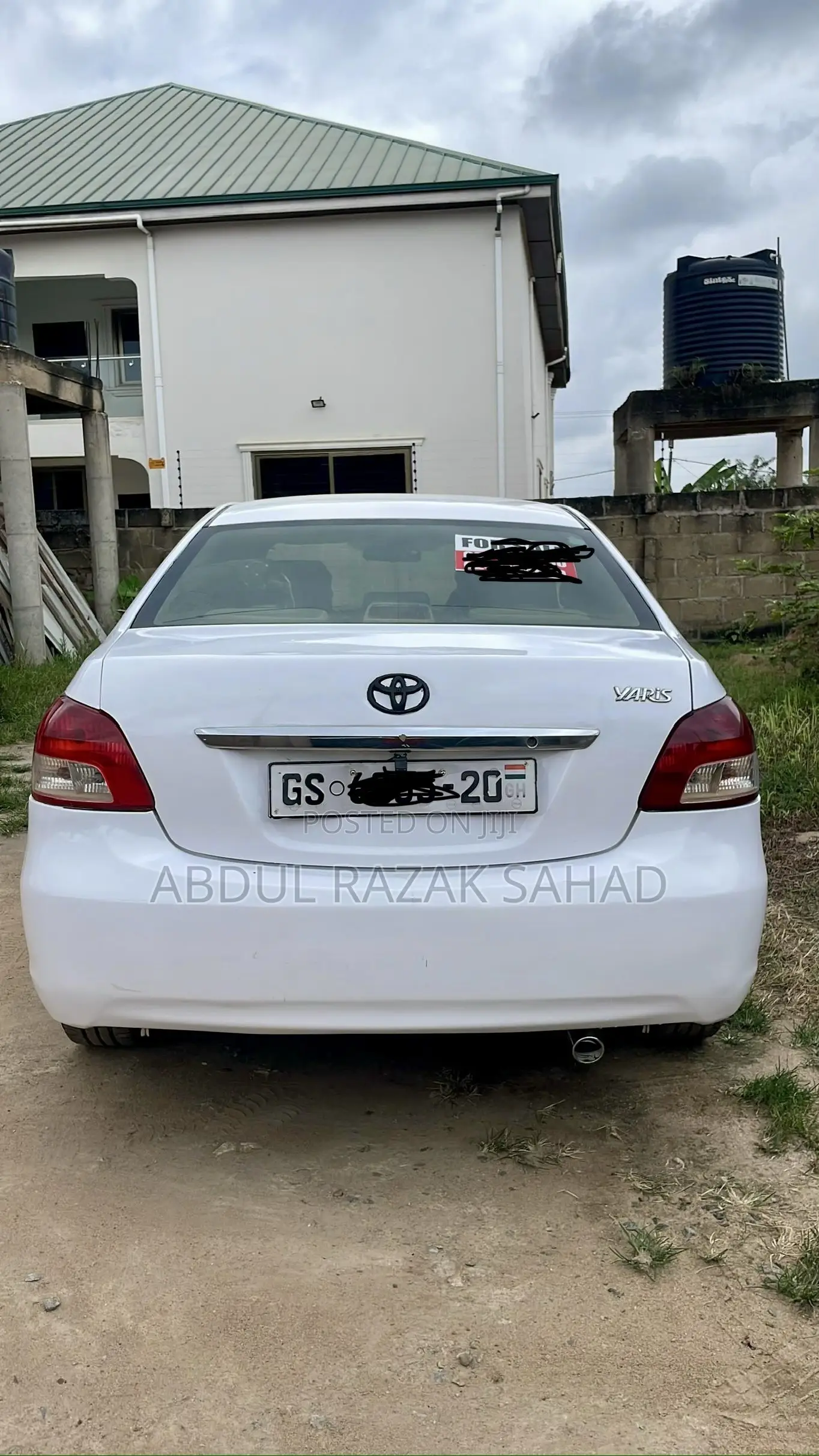 Toyota Yaris 2012 White
