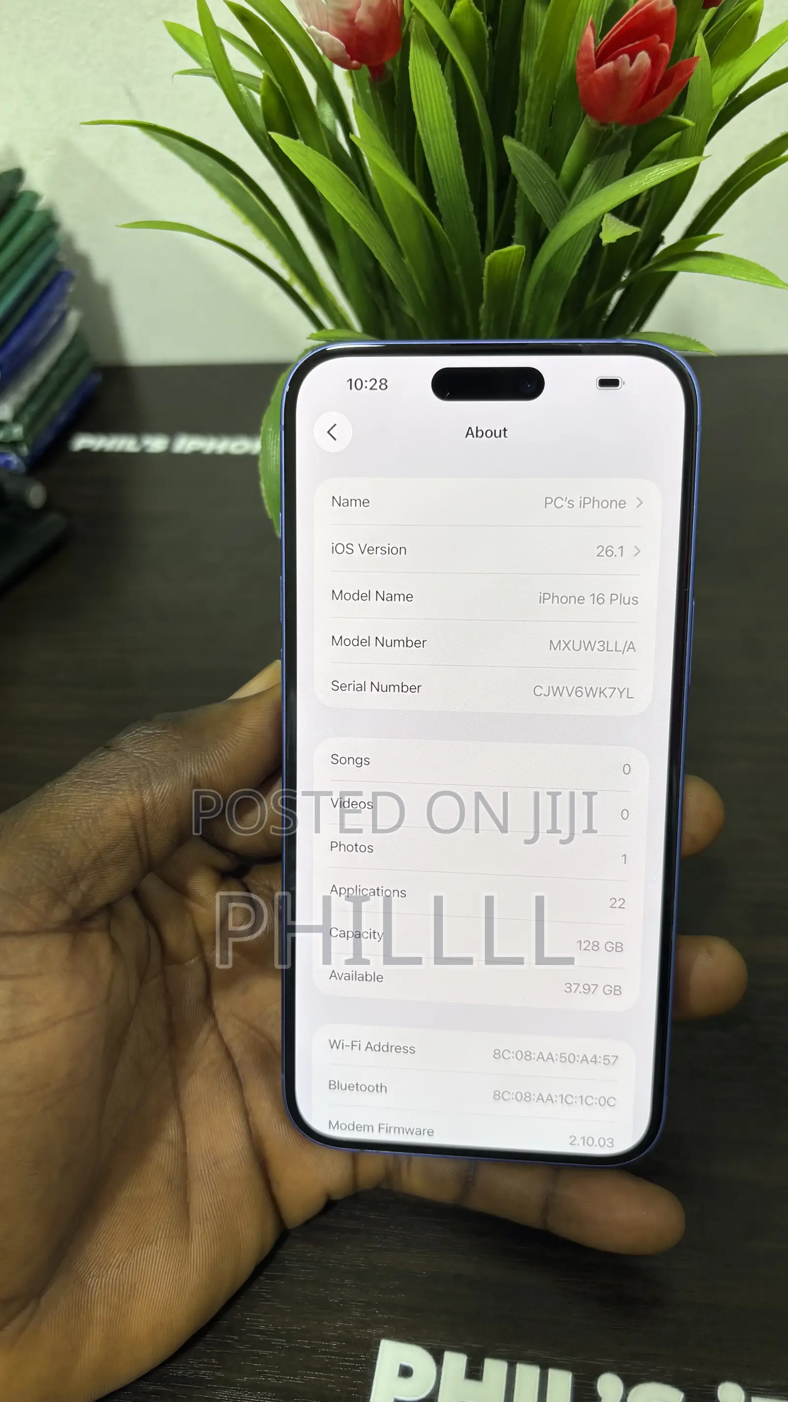 Apple iPhone 16 Plus 128 GB Blue
