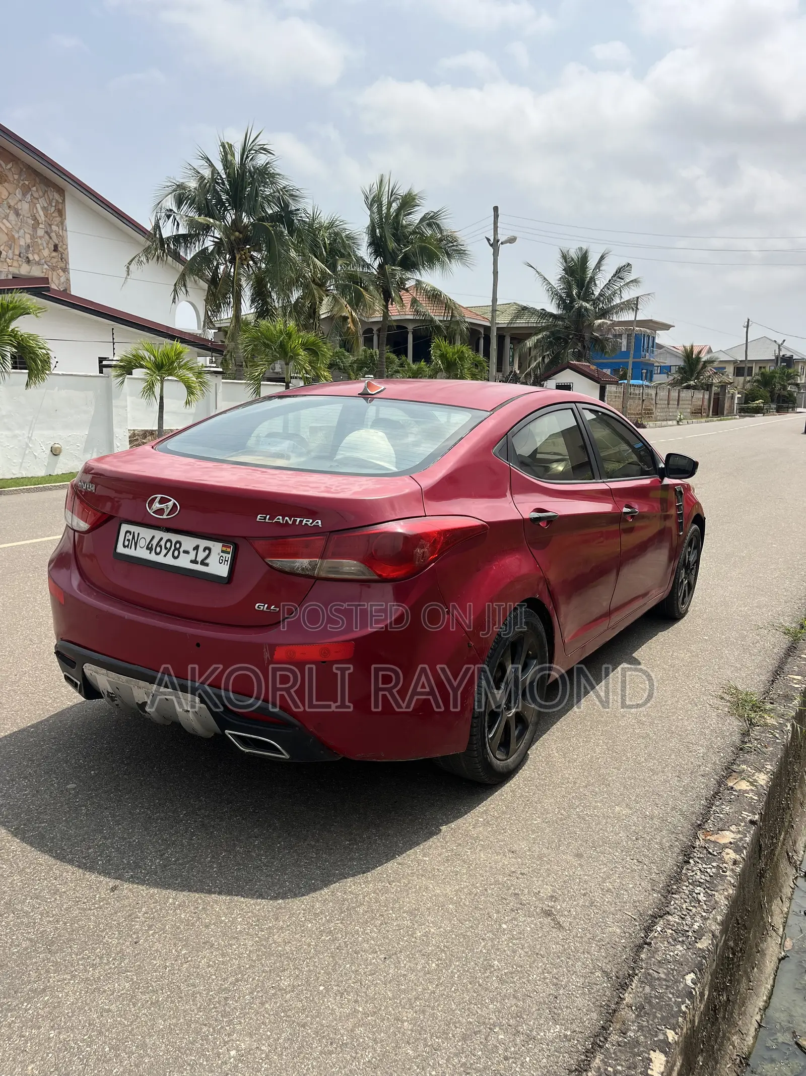 Hyundai Elantra GLS 2012 Red