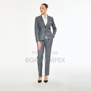 Ladies Trouser Suit Ash