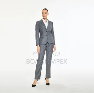 Ladies Trouser Suit Ash
