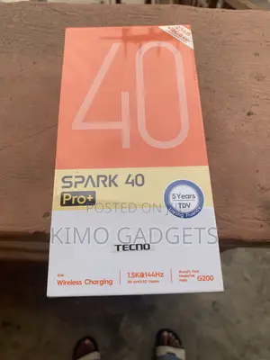 New Tecno Spark 40 Pro+ 256 GB Black