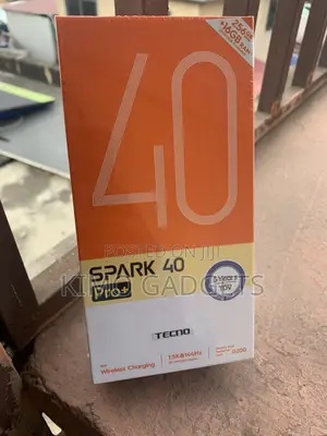 New Tecno Spark 40 Pro+ 256 GB Black