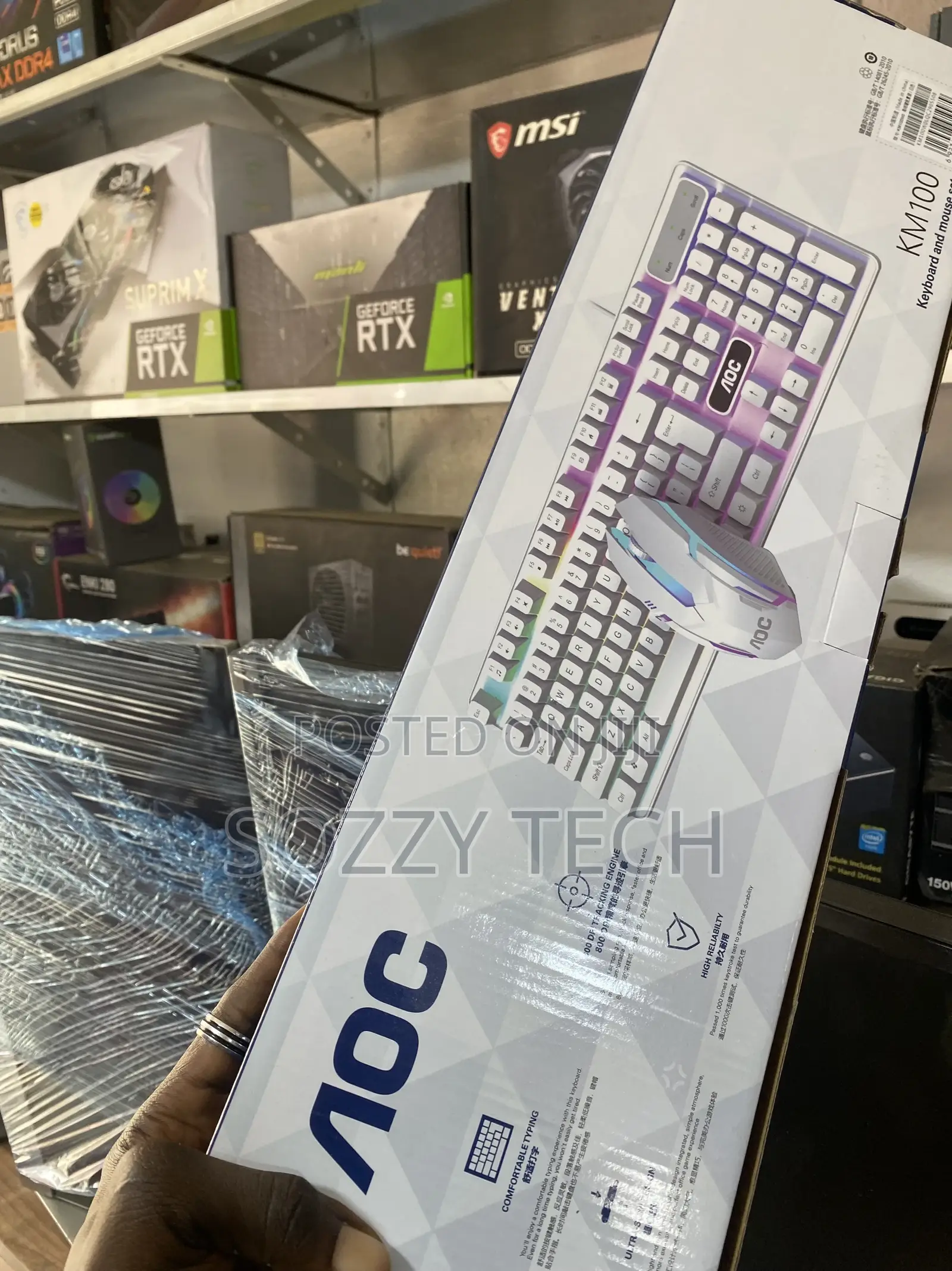 Gaming Keyboard and Mouse Combo, K1 RGB LED Backlit Keyboard
