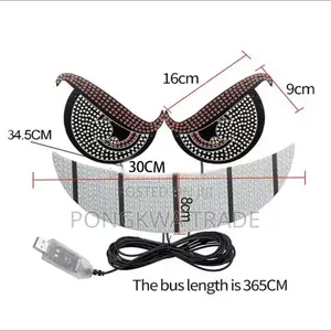 3 PCS RGB Dynamic Eye Decorative Light