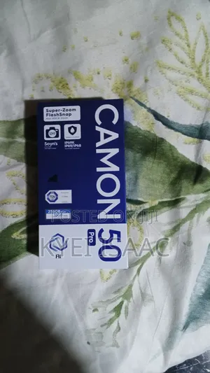 New Tecno Camon 50 Pro 256 GB Black