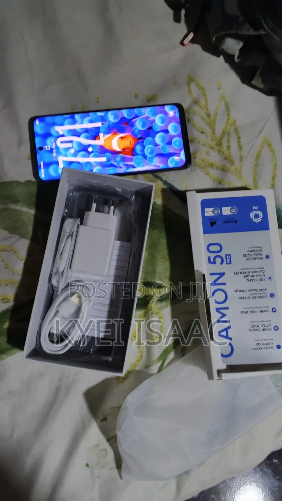 New Tecno Camon 50 Pro 256 GB Black