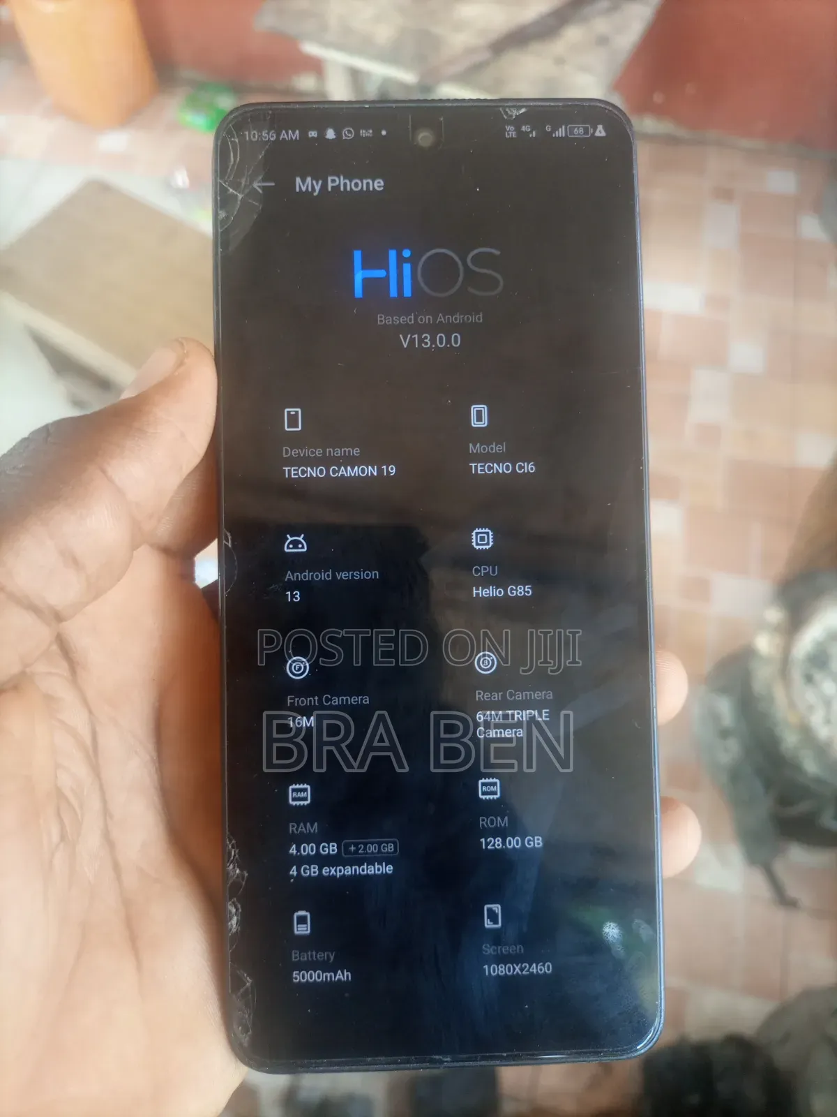 Tecno Camon 19 128 GB Blue