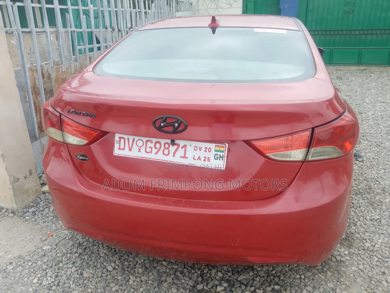 Hyundai Elantra 2013 Red