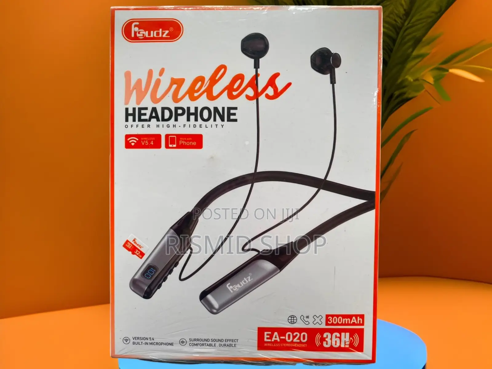 FSUDZ EA-020 Wireless Neckband Audio Headphones