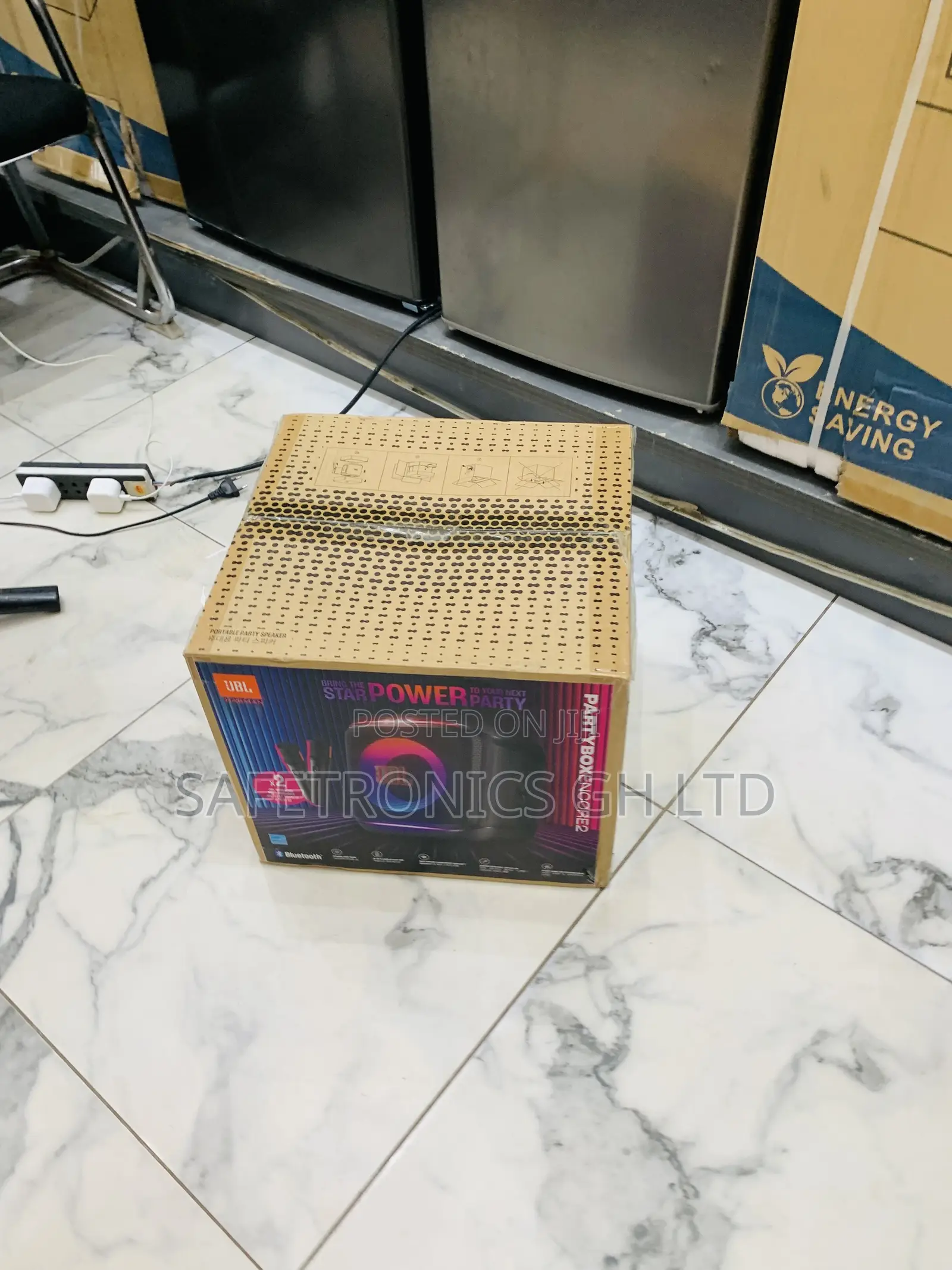 Choose Sleek JBL PartyBox Encore Essential 2 Portable Speaker With Mic