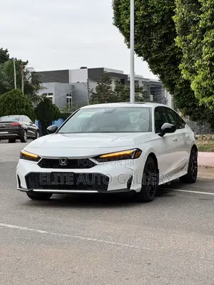 New Honda Civic Sport Hybrid Sedan 2026 White