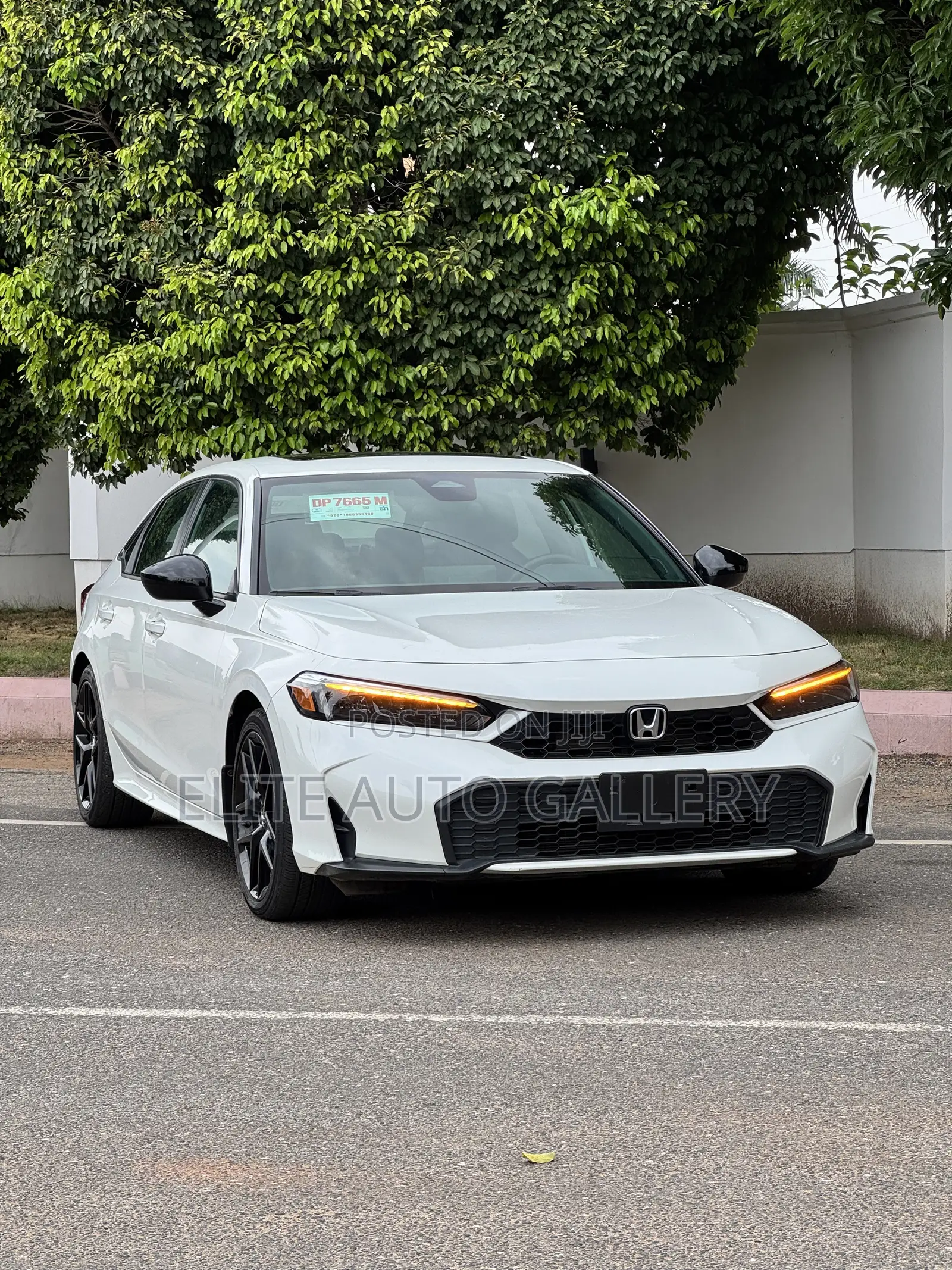 New Honda Civic Sport Hybrid Sedan 2026 White