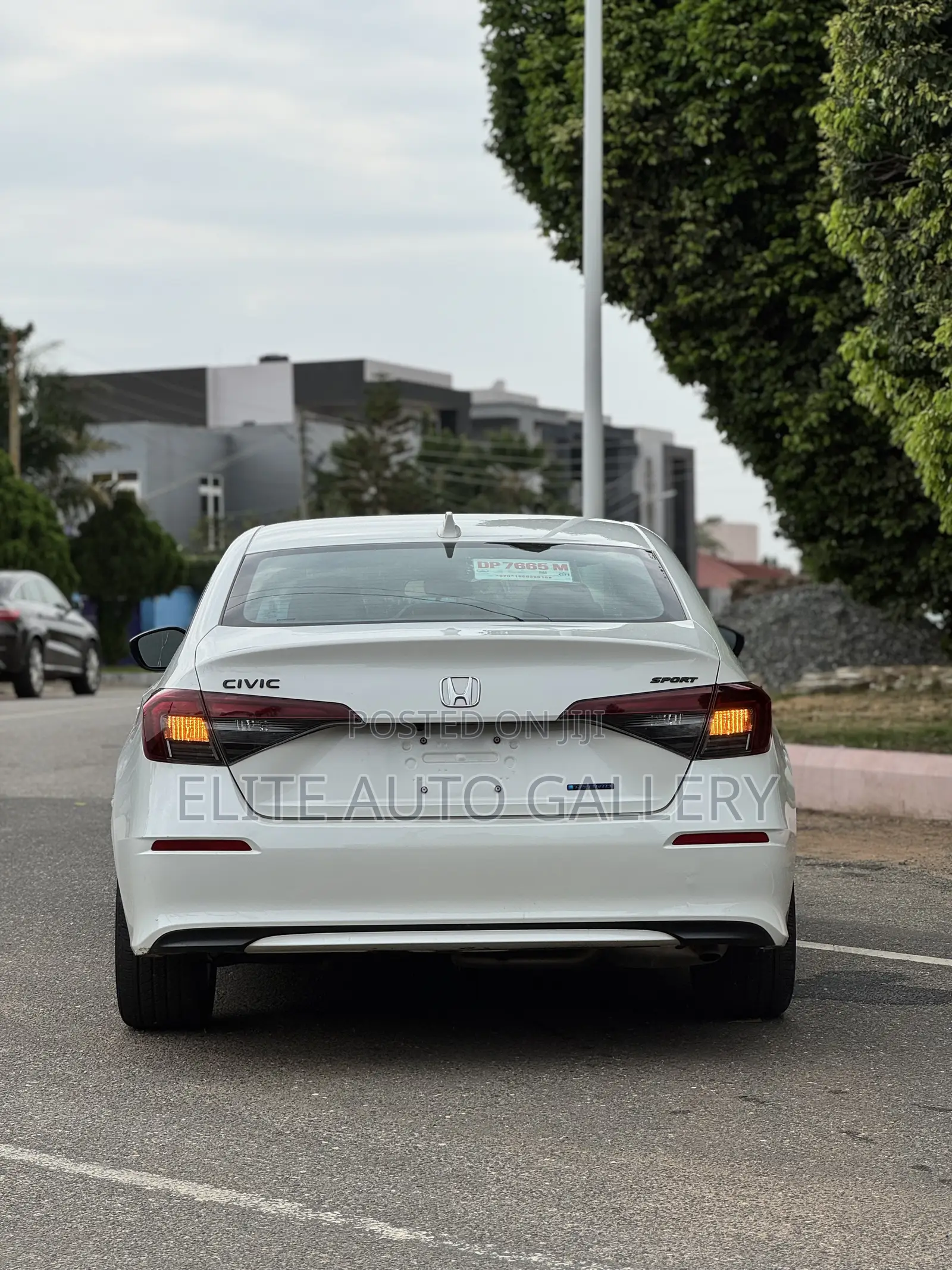 New Honda Civic Sport Hybrid Sedan 2026 White