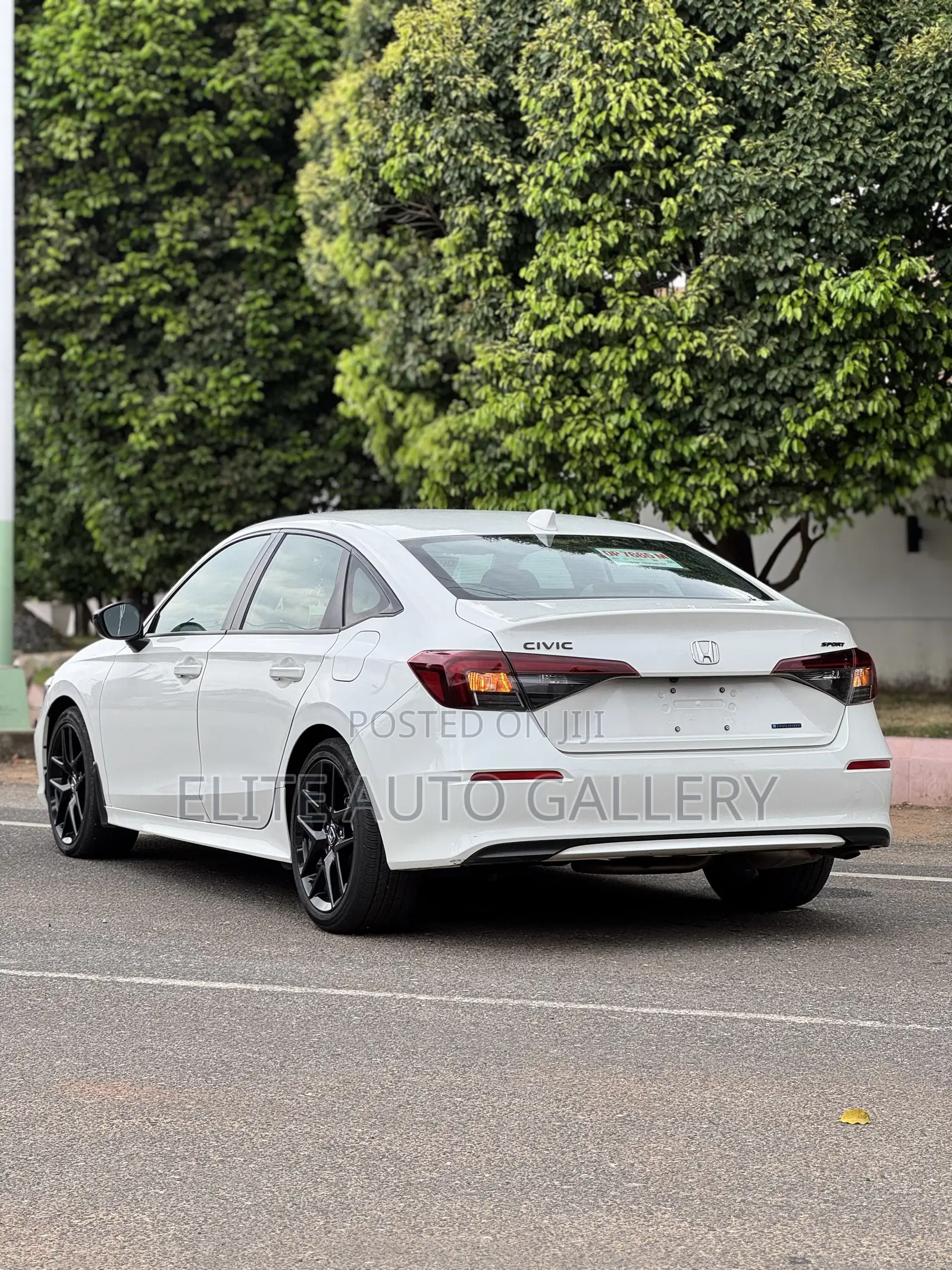 New Honda Civic Sport Hybrid Sedan 2026 White