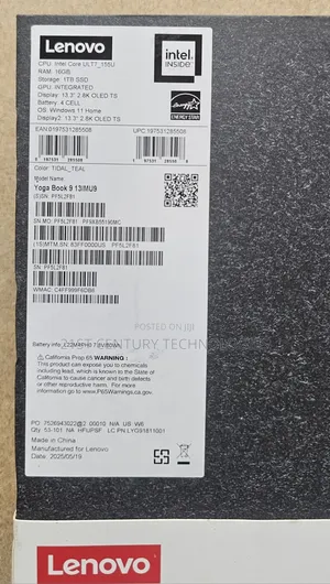 Laptop Lenovo Yoga Book 9i 16GB Intel Core Ultra 7 SSD 1T