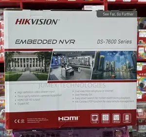 Hikvision 16ch Poe NVR Ds-7616ni-Q2/16p 4k Ds-7600 Series 8mp 2hdd