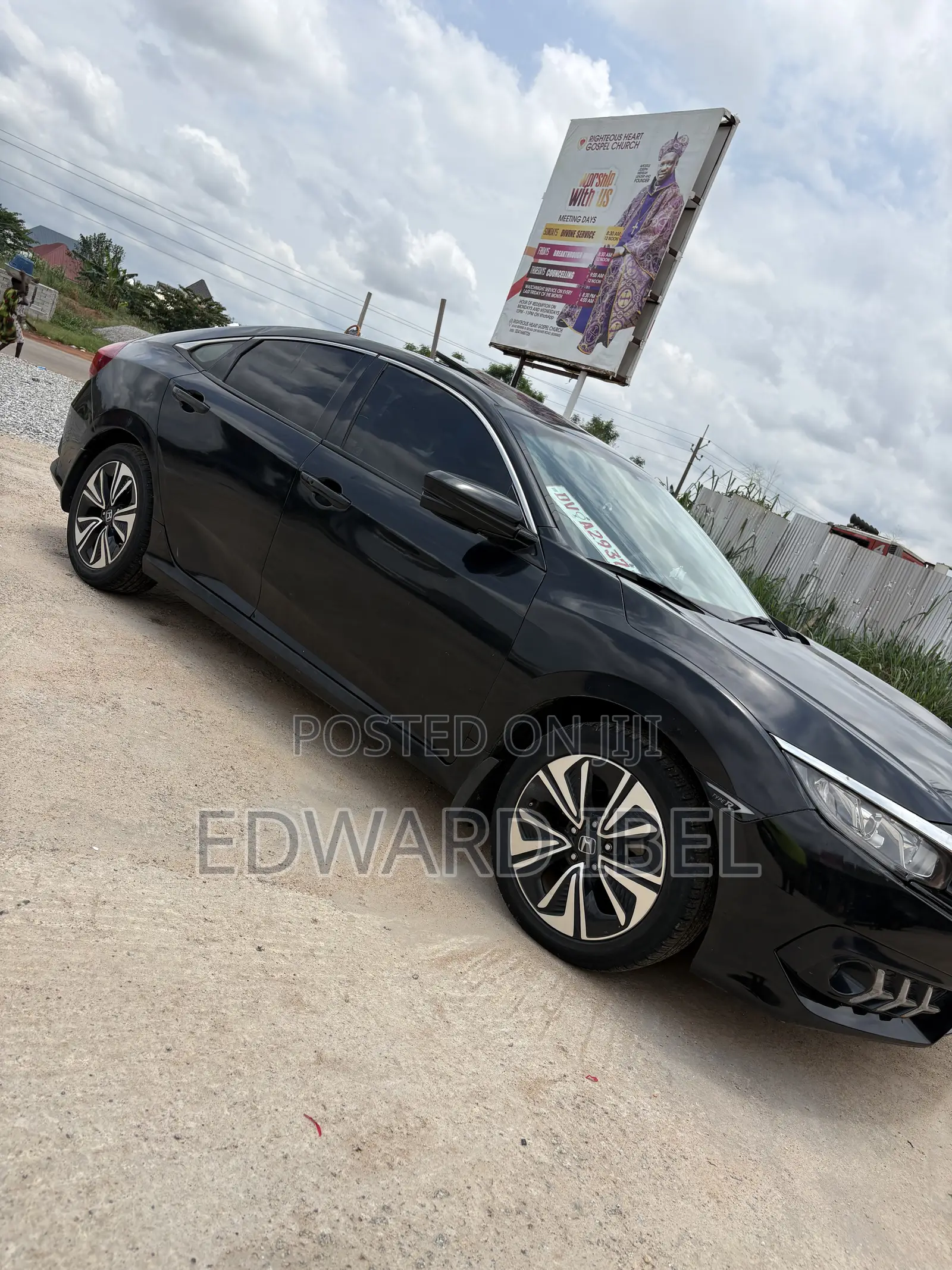 Honda Civic EX-L 4dr Sedan (1.5L 4cyl) 2017 Black