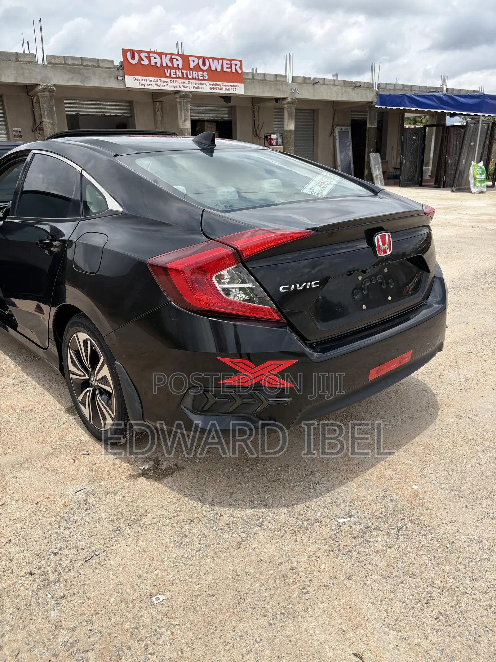 Honda Civic EX-L 4dr Sedan (1.5L 4cyl) 2017 Black