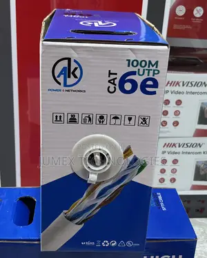 Cat6 100m Cable Utp Ak Powet and Network Ultra High Performance Cable