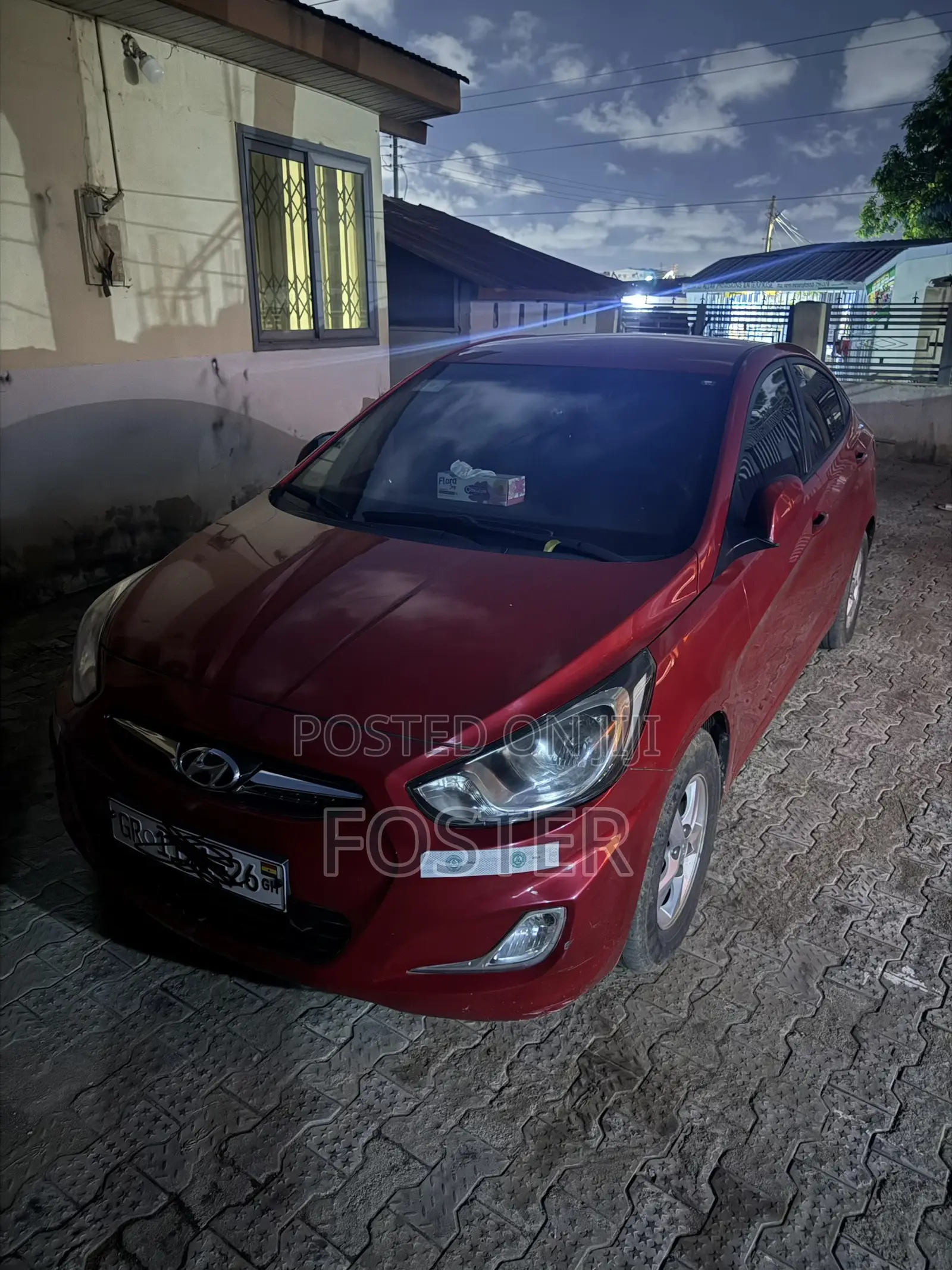 Hyundai Accent 2014 Red