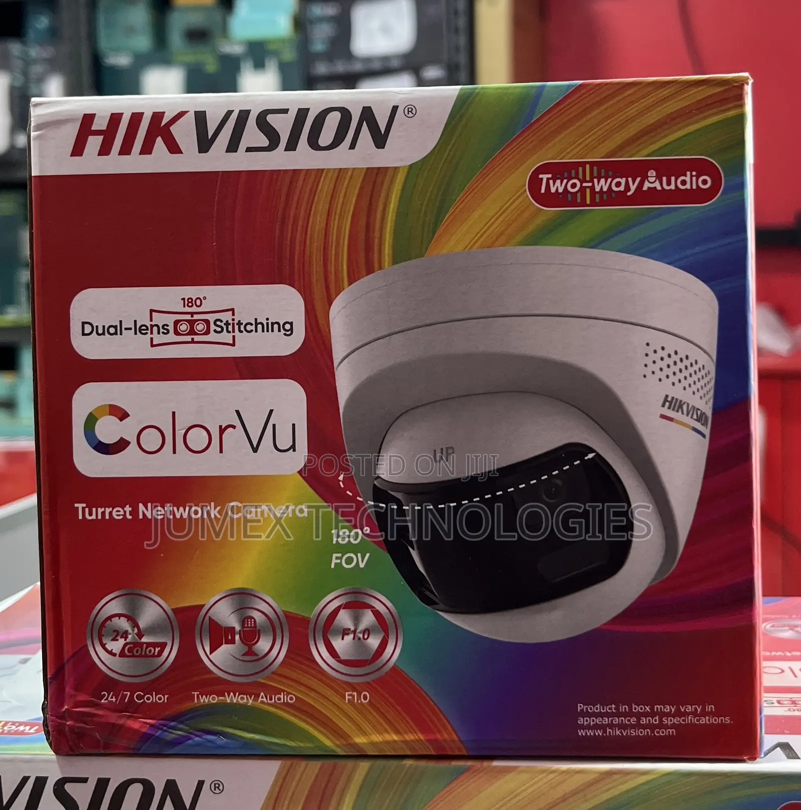 Hikvision Dual-Lens Stitching Ip Canera 180° Ds-2cd1367g2-Liuf/SRB 6mp