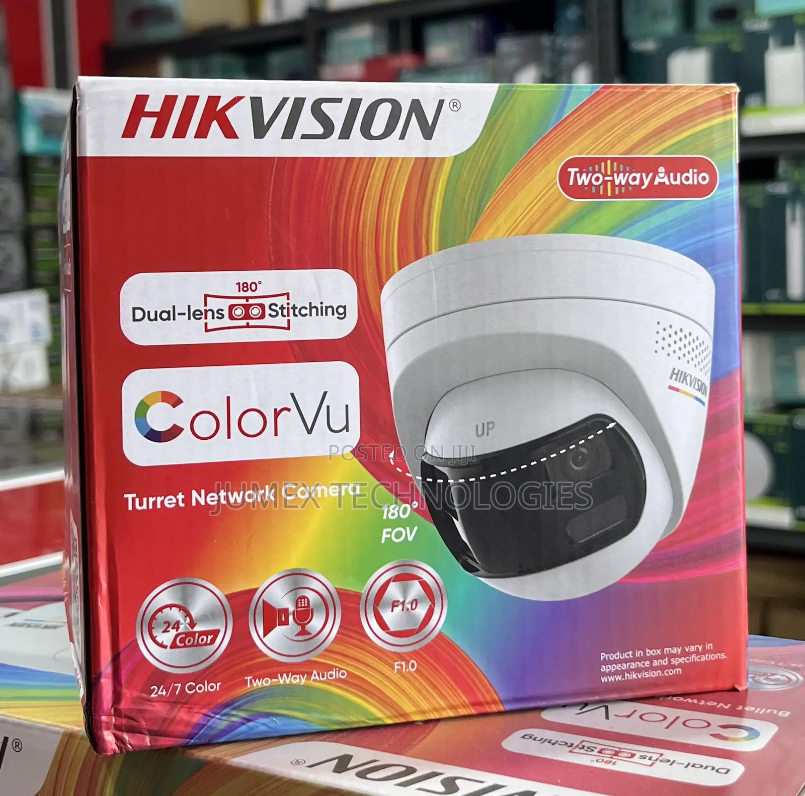 Hikvision Dual-Lens Stitching Ip Canera 180° Ds-2cd1367g2-Liuf/SRB 6mp
