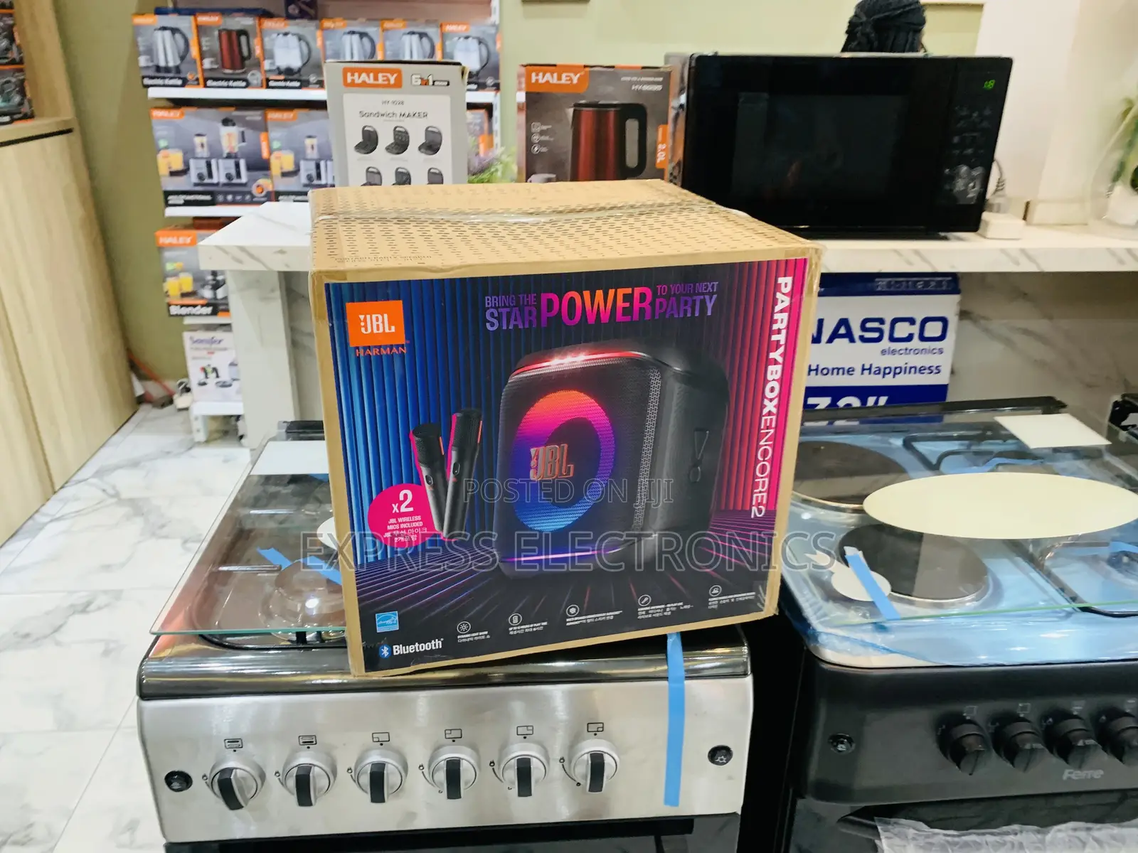 High Quality JBL PartyBox Encore 2 Portable Party Speaker With 2 Mics