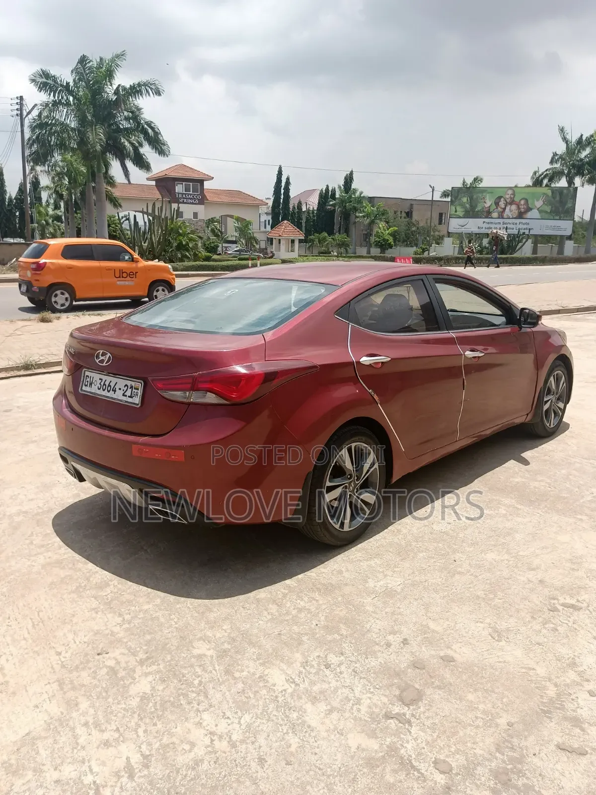 Hyundai Elantra 2013 Red