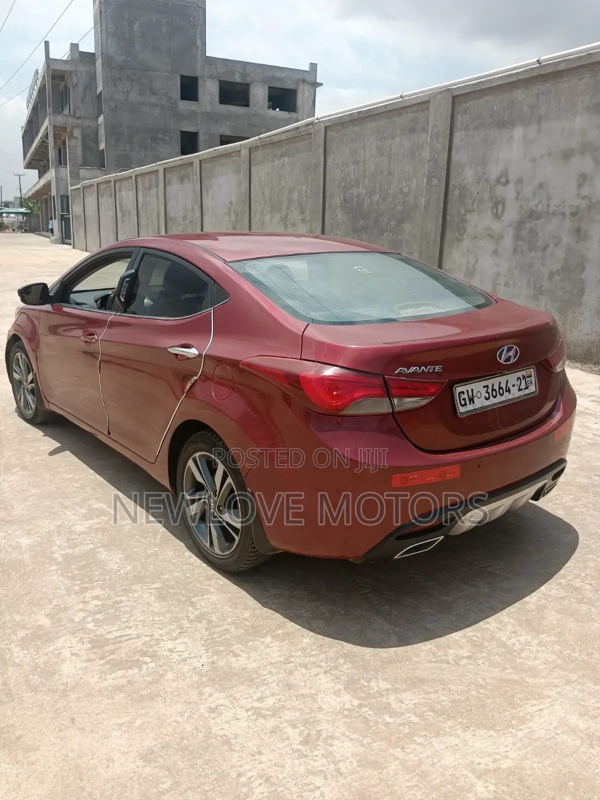 Hyundai Elantra 2013 Red
