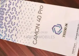 New Tecno Camon 40 Pro 5G 256 GB Black