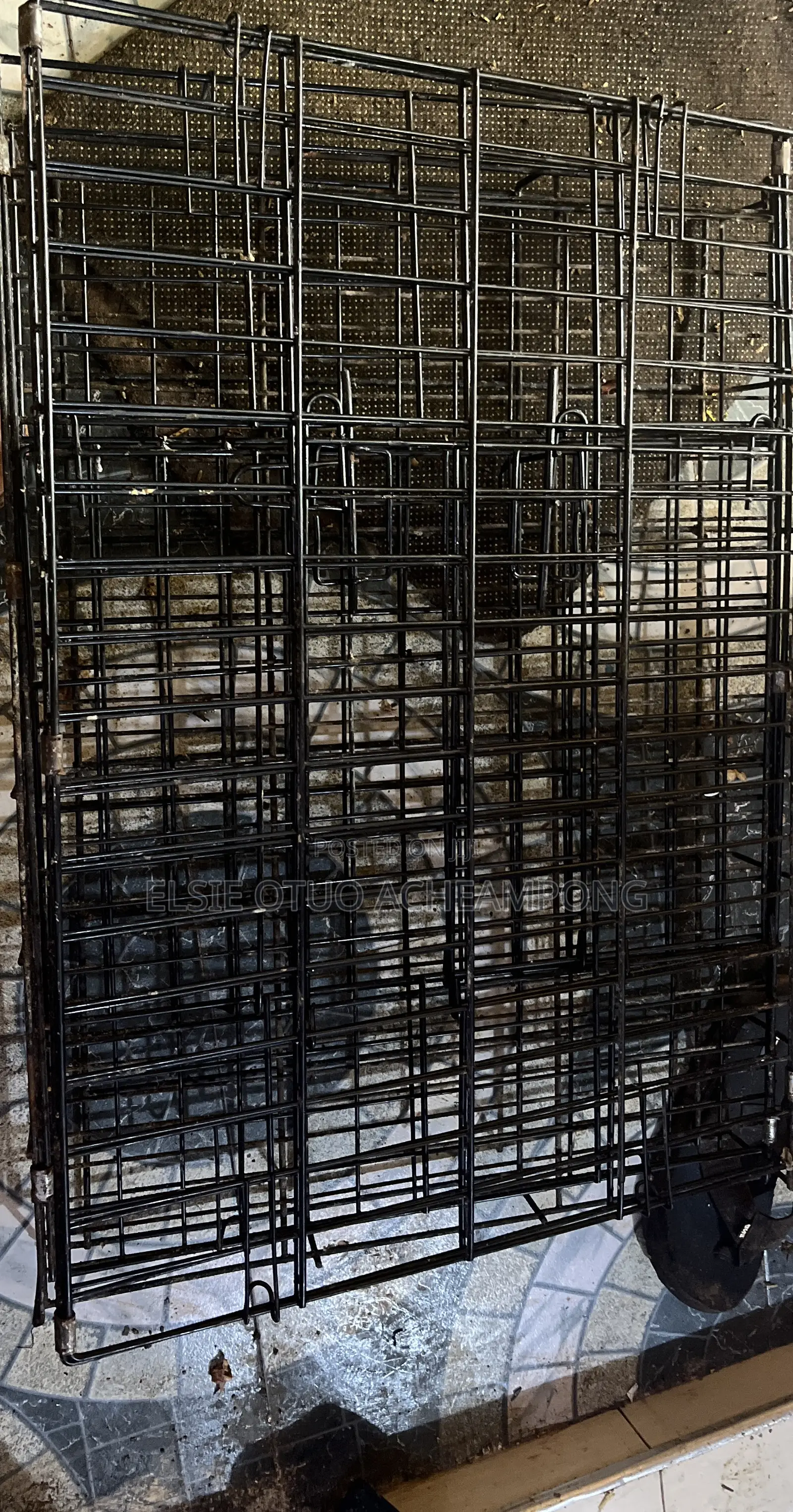 Dog Cage With Free Accessories